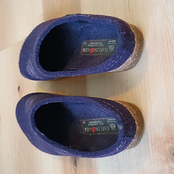 Haflinger Women's Purple Slippers - Picture 5 of 8